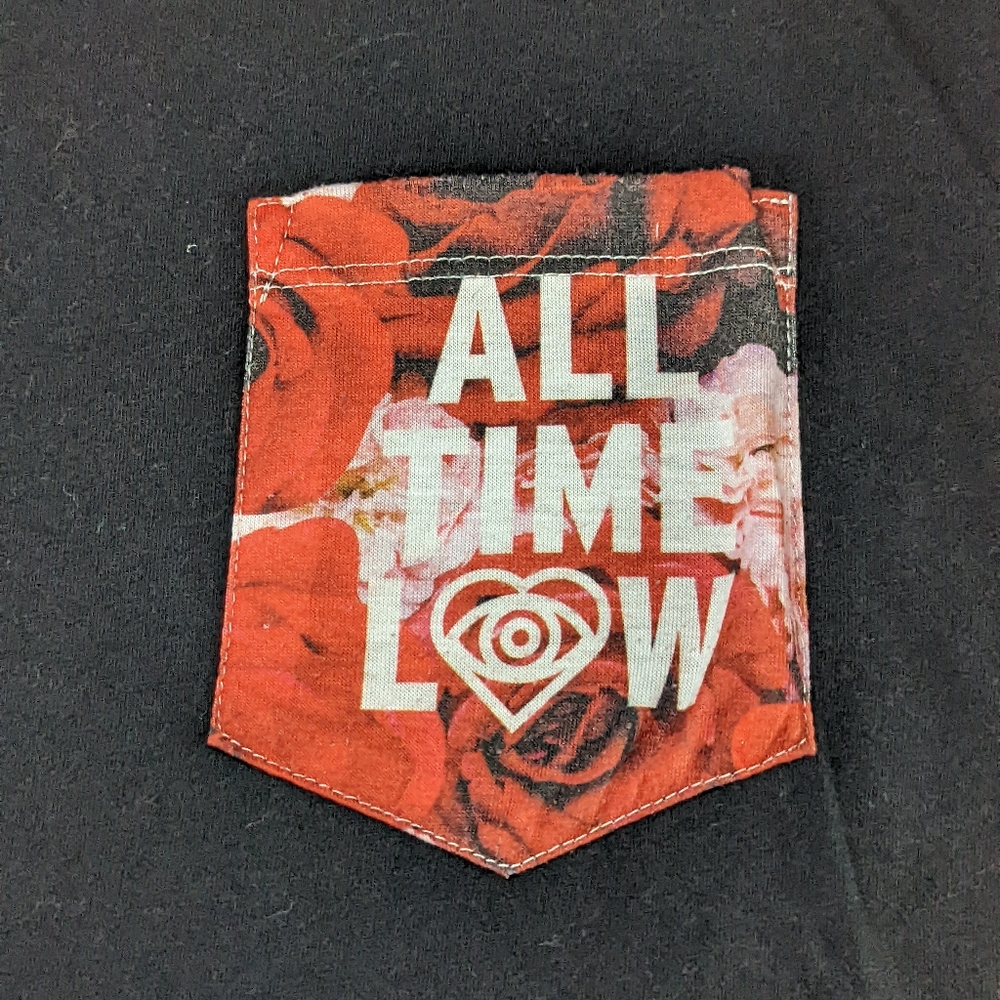 All Time Low Black Graphic Pocket Tee - Picture 5 of 7